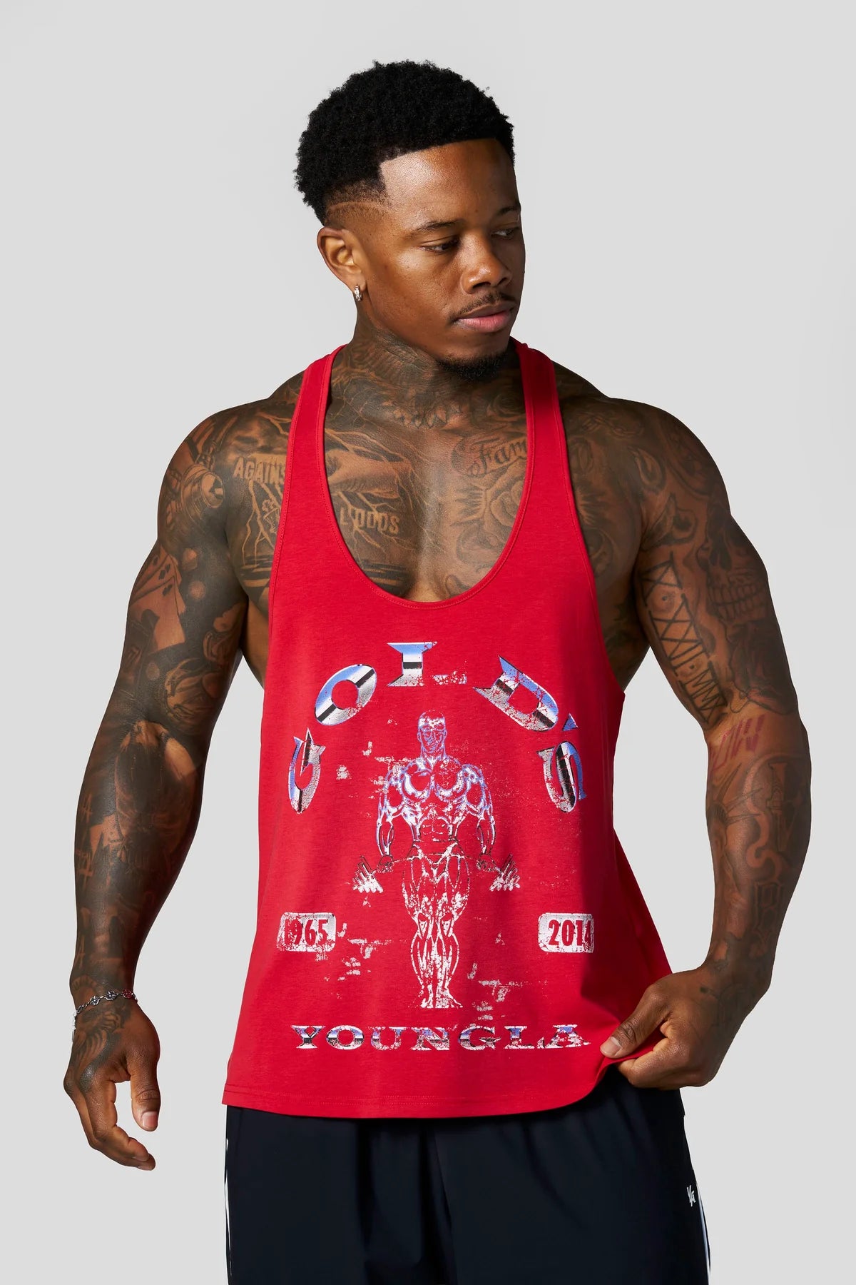 Gold's Glitch Stringers - Red